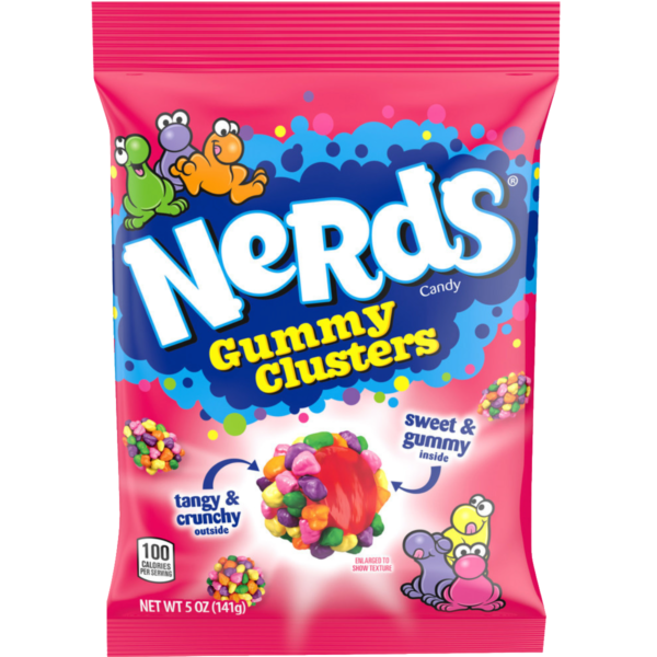 Nerds Gummy Clusters Peg Bag