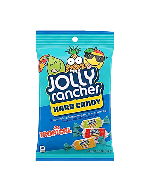 Jolly Rancher Tropical Hard Candy Peg Bag 184g