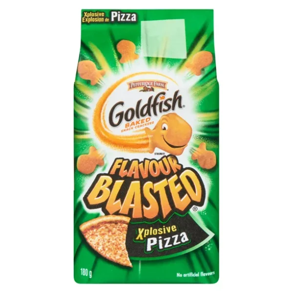 Goldfish Flavour Blasted Explosive Pizza Cheese Crackers