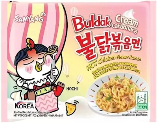 Samyang Cream Carbonara Chicken Ramen