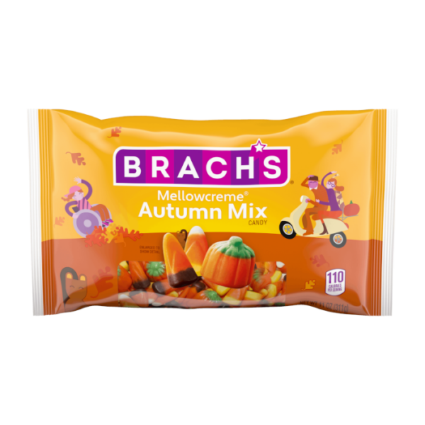 Brachs Autumn Mix Candy Corn Laydown Bag