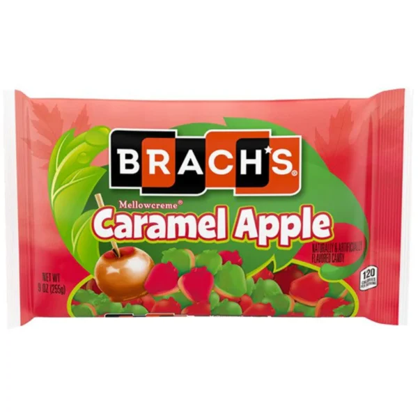 Brachs Caramel Apples Candy Corn Laydown Bag