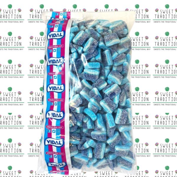 Vidal Sour Blue Raspberry Slices 3kg