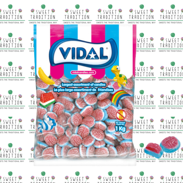 Vidal Jelly Filled Brains 1kg