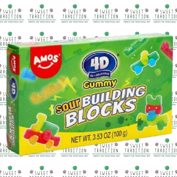 Amos 4D Gummy Blocks Sour