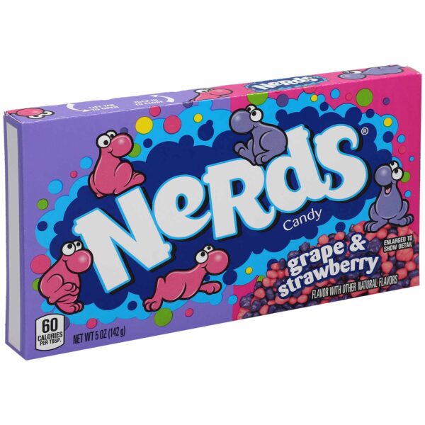 Nerds Grape and Strawberry Theatre Box