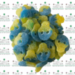 Create Your Own Pick & Mix - Sour Lemon & Blueberry Skulls (Swedish)