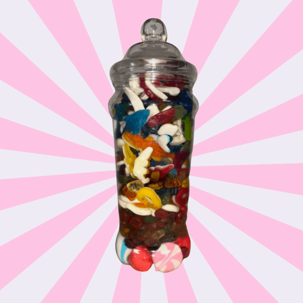 Large All Gummy Pick & Mix Sweet Jar 1.7KG - Image 2
