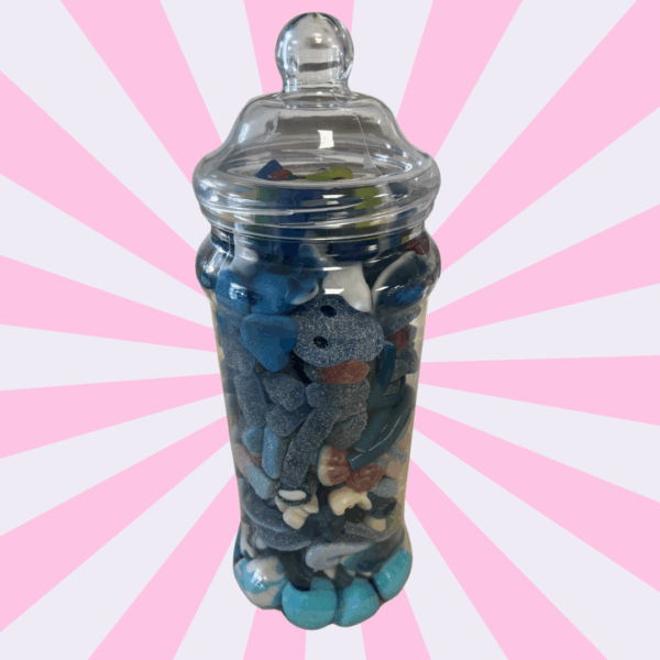 Large Pick & Mix All Blue Sweets Jar 1.7KG - Image 2