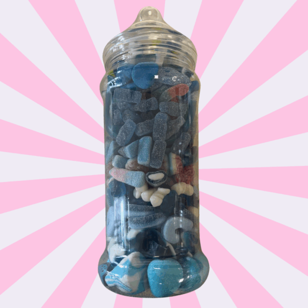 Large Pick & Mix All Blue Sweets Jar 1.7KG
