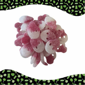 Swedish Strawberry Sour Skulls (Vegan)