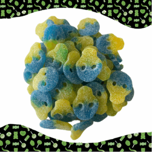 Swedish Lemon & Blueberry Sour Skulls