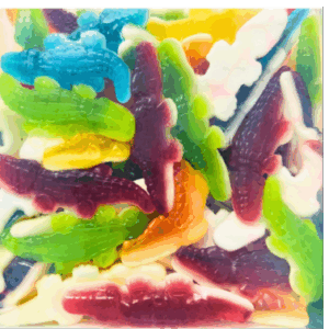 Giant Gummy Crocdiles