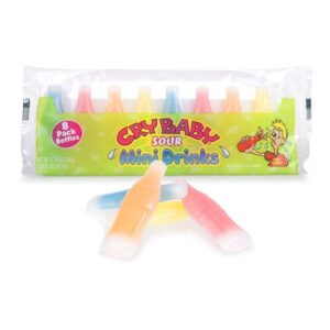 Cry Baby Sour Wax Bottles Large 8 Pack